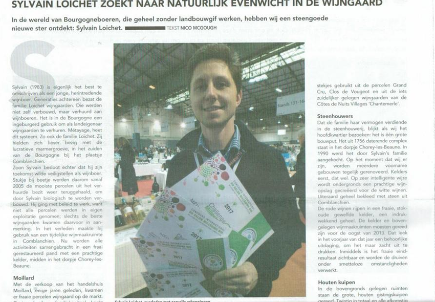 Article Sylvain Loichet