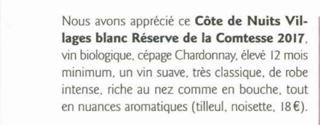 Côte-de-nuit "Réserve de la comtesse" Côte-de-nuit "Réserve de la comtesse" - Sylvain Loichet
