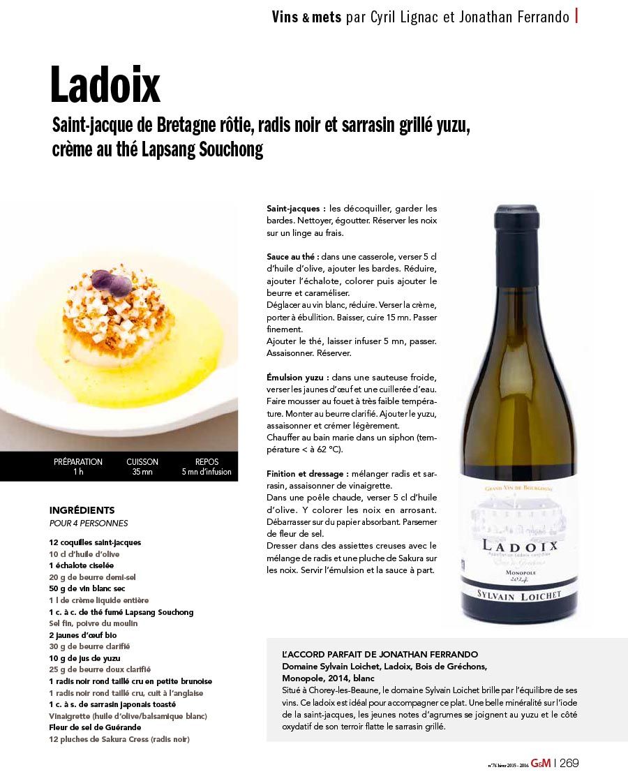 Gault&Millau n&deg;73 - Ladoix