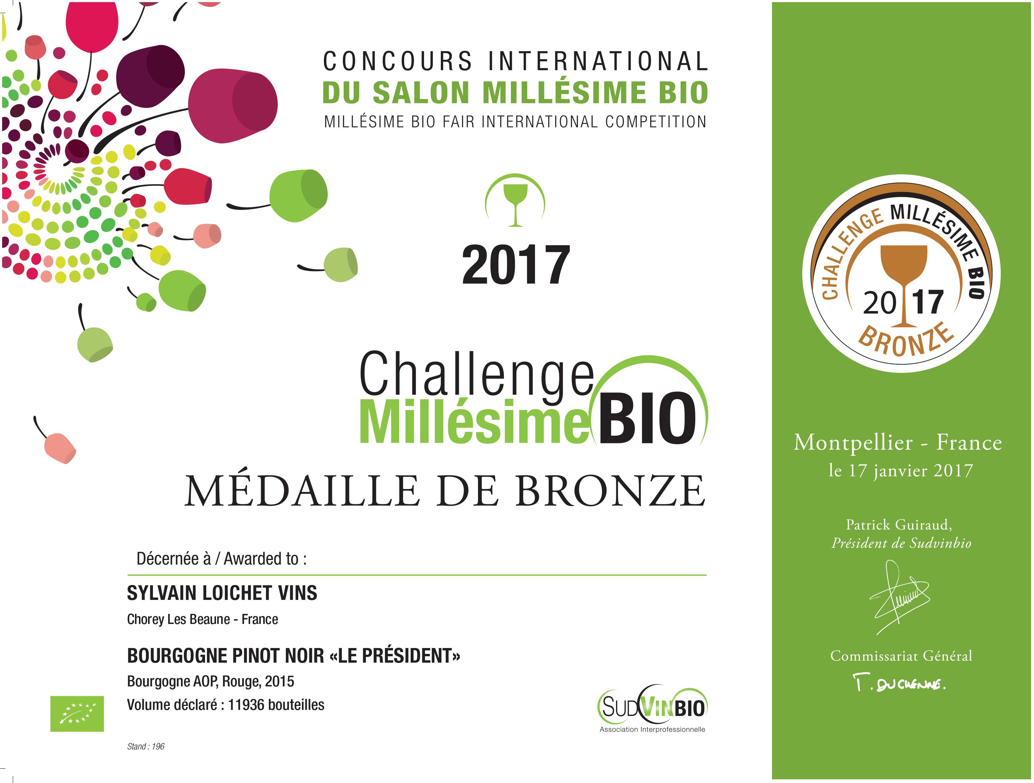 mdaille de bronze BR 2015